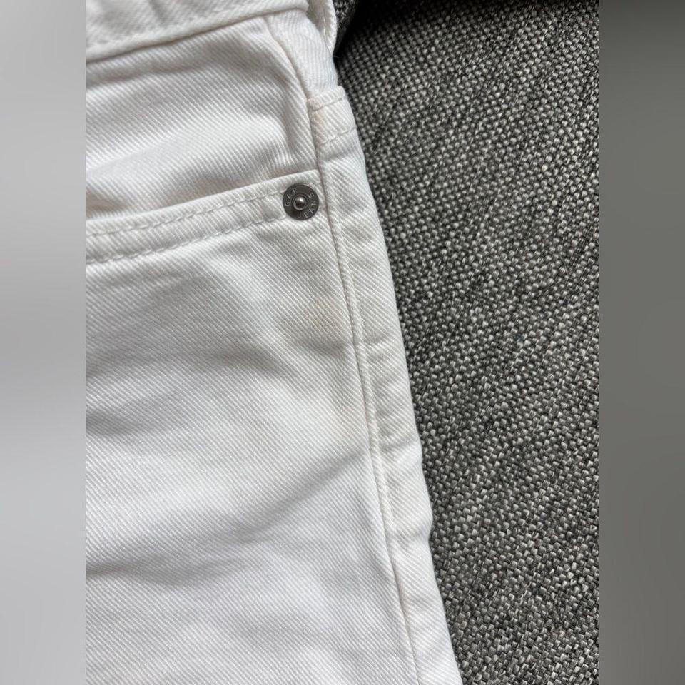 Vintage Gap White Jean Shorts 4