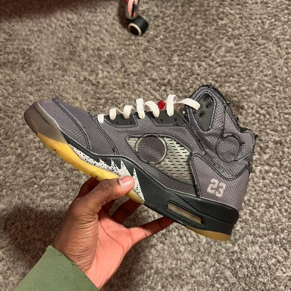 Off White X Jordan 5 Muslin Fb25