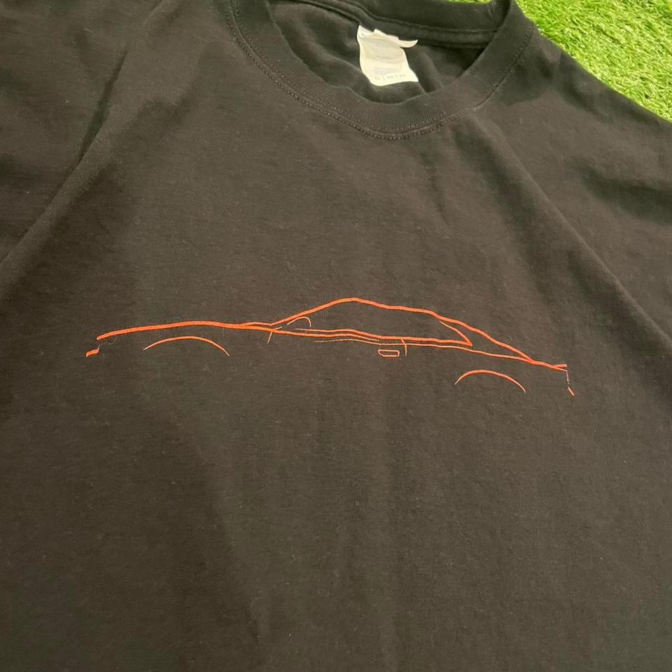Black Vintage 90s Dodge Tee 8eff 4