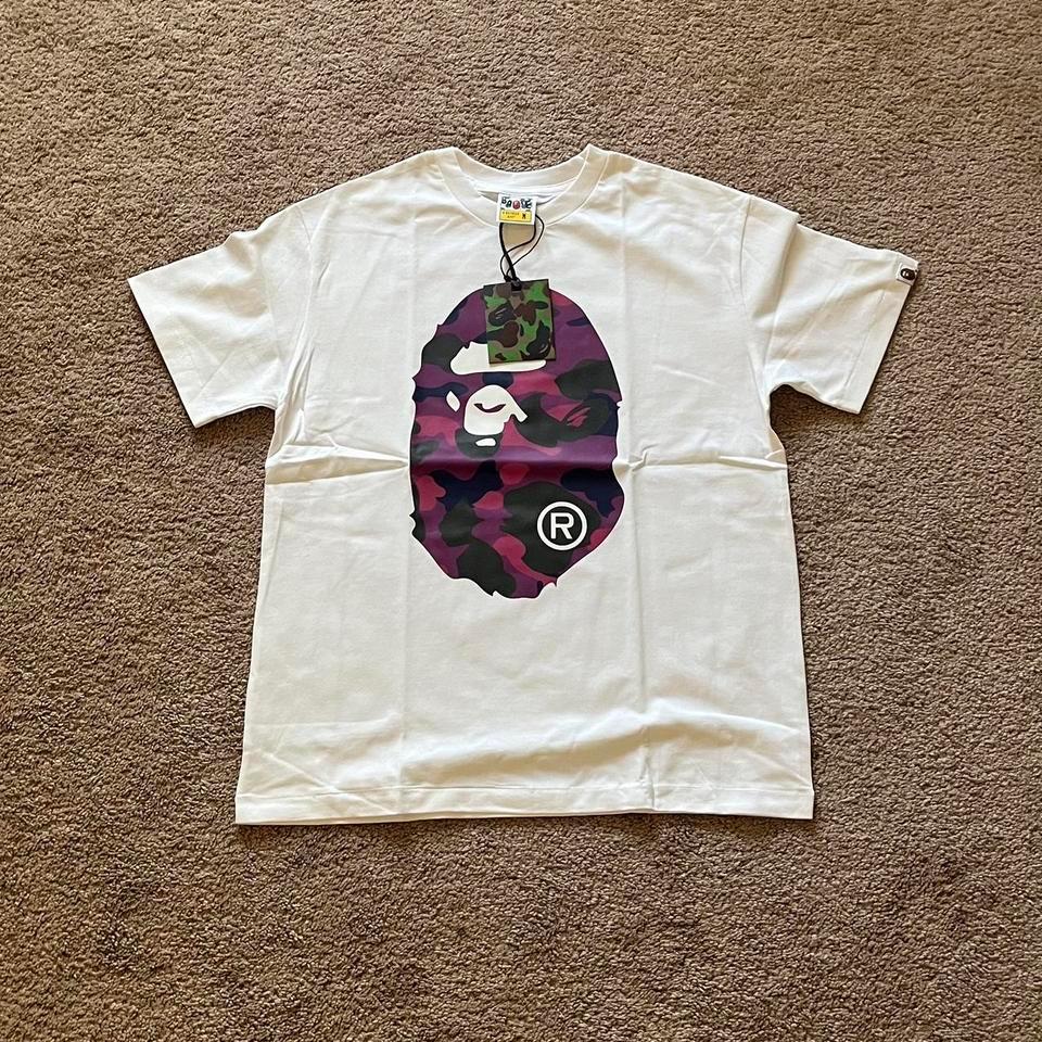 Bape White Camo Tee Size B1db