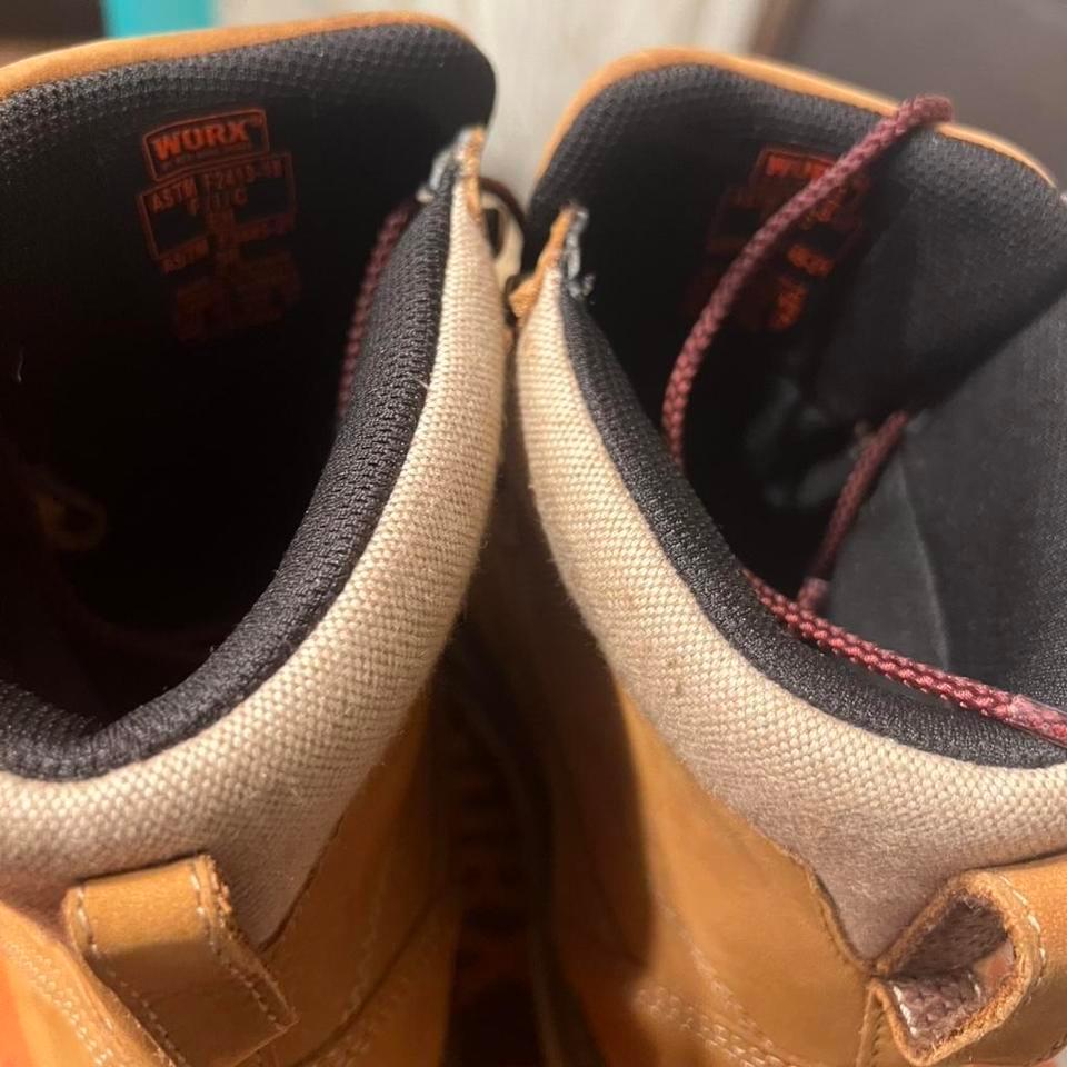 Tan And Brown Work Boots 5