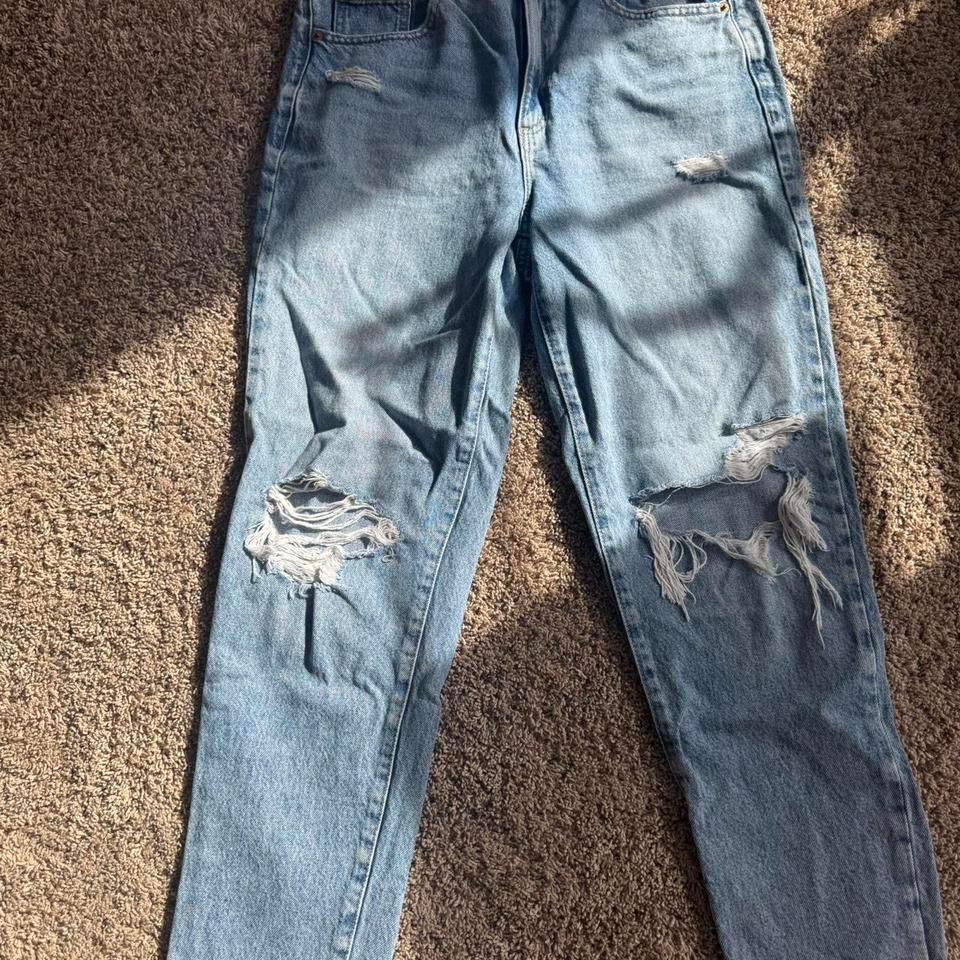 Garage Blue Mom Jeans With 30de