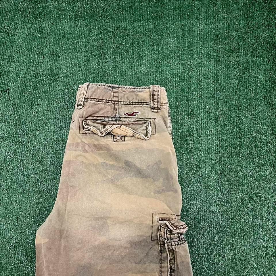Hollister Camo Cargo Shorts Y2k Ebed 2