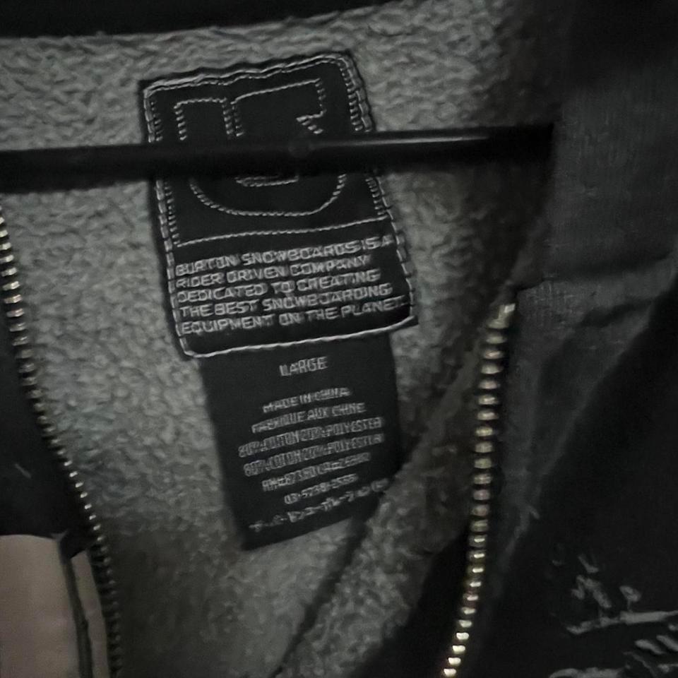Dark Grey Burton Zip Up 3