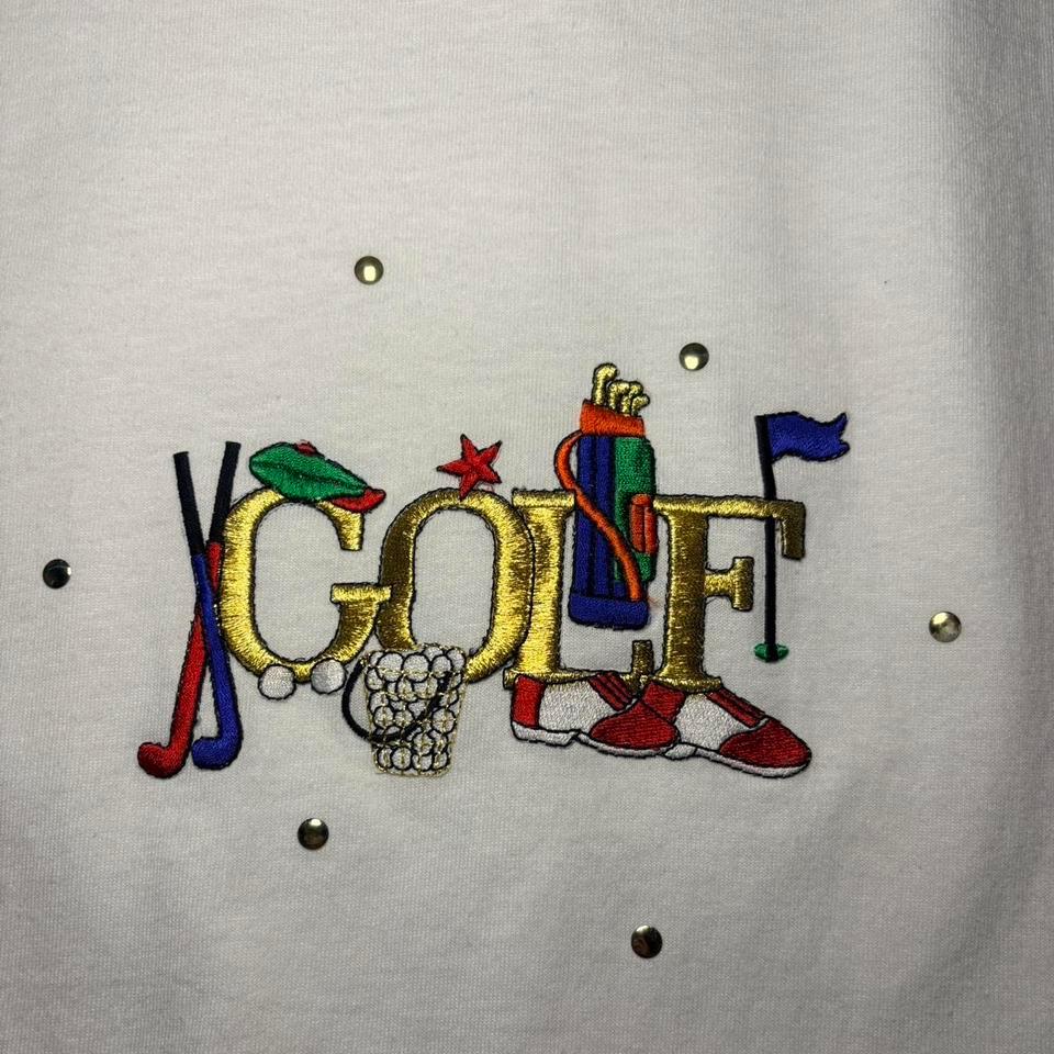Oneita Golf Embroidered Graphic T Shirt 34e0 2