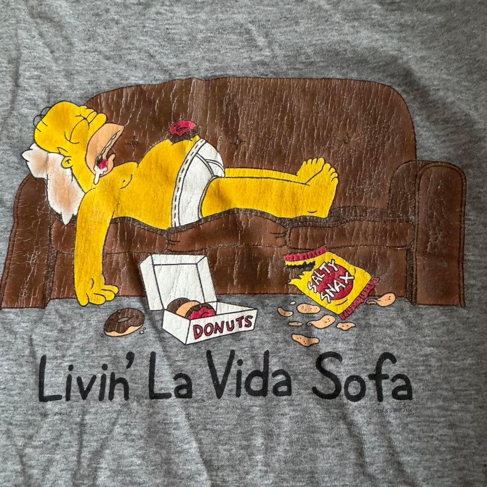 Grey Homer Simpson Livin La