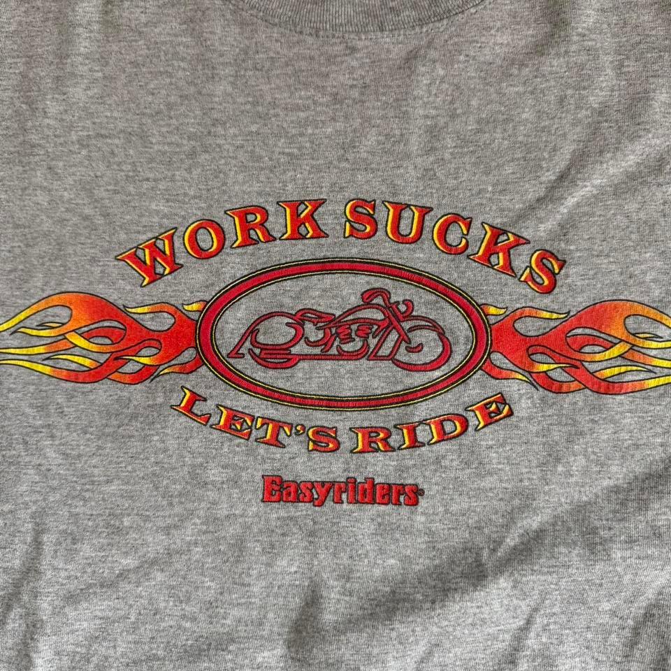 Grey And Red Easyriders Cotton