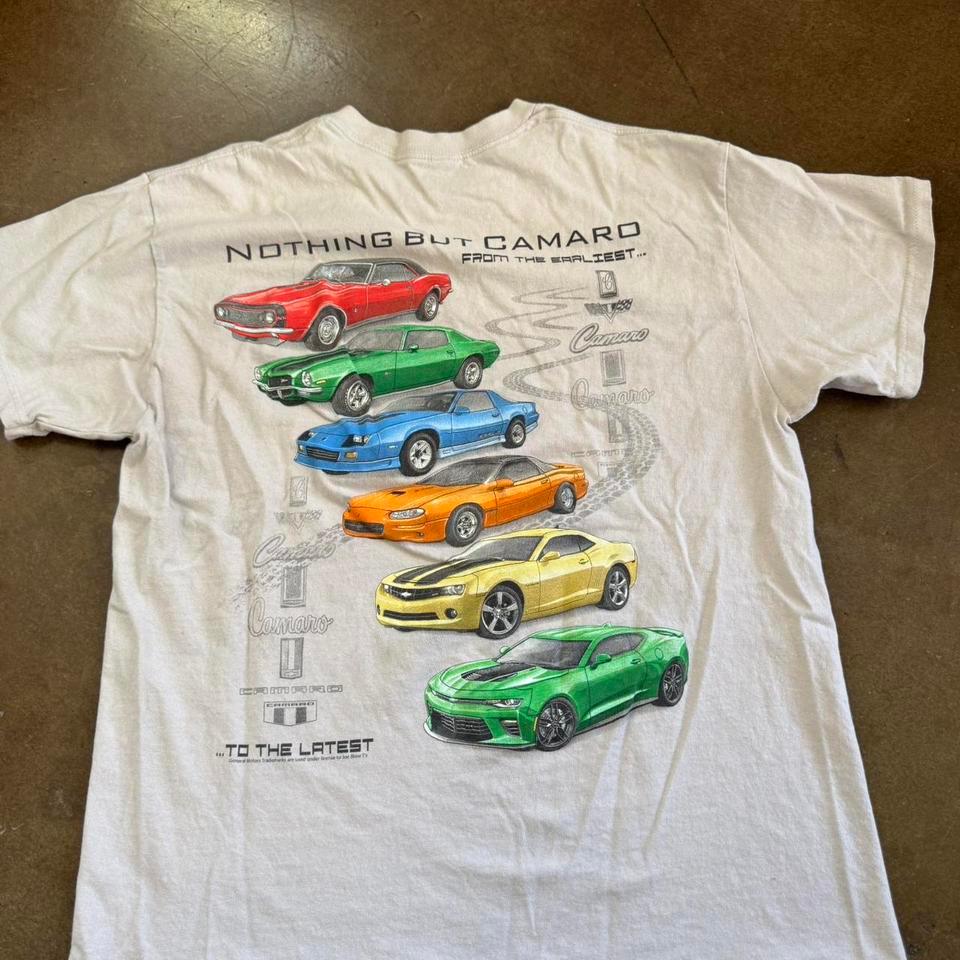 Nothing But Camaro White T Shirt De80 4