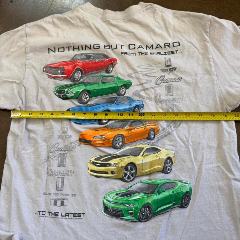 Nothing But Camaro White T Shirt De80 6