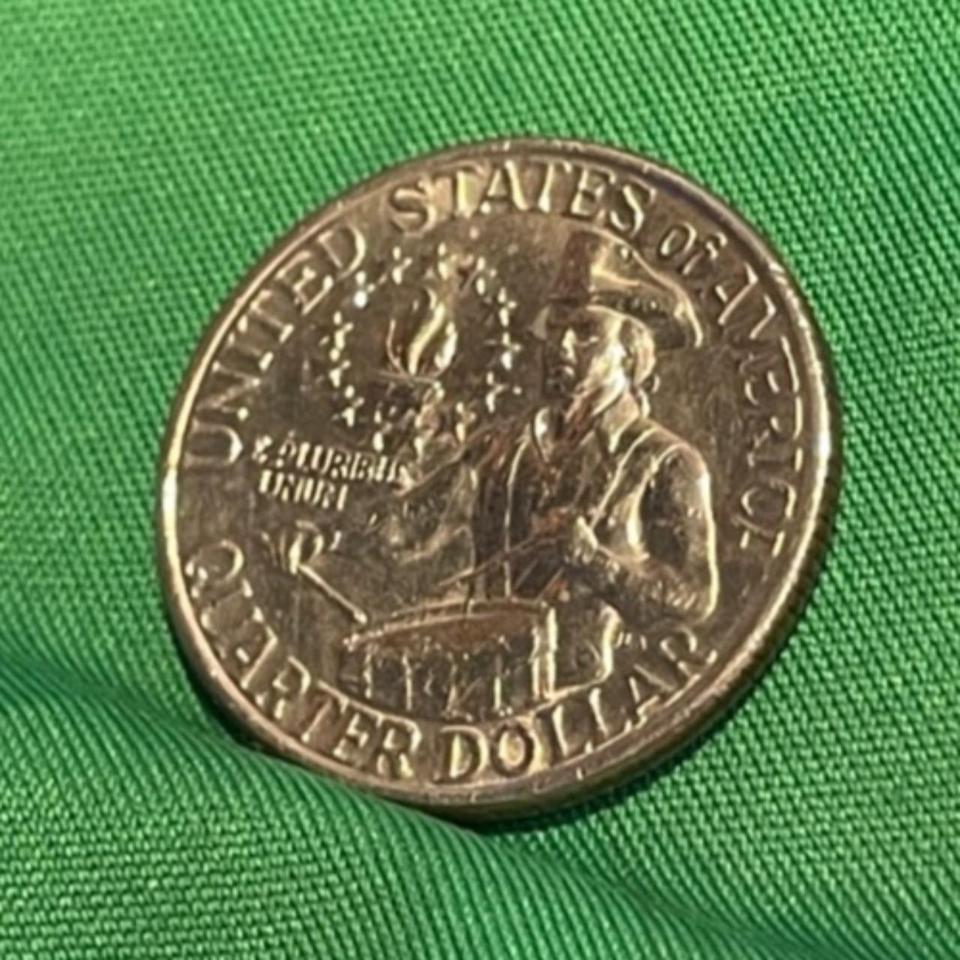 1776 1976 D Us Bicentennial Quarter C105 2