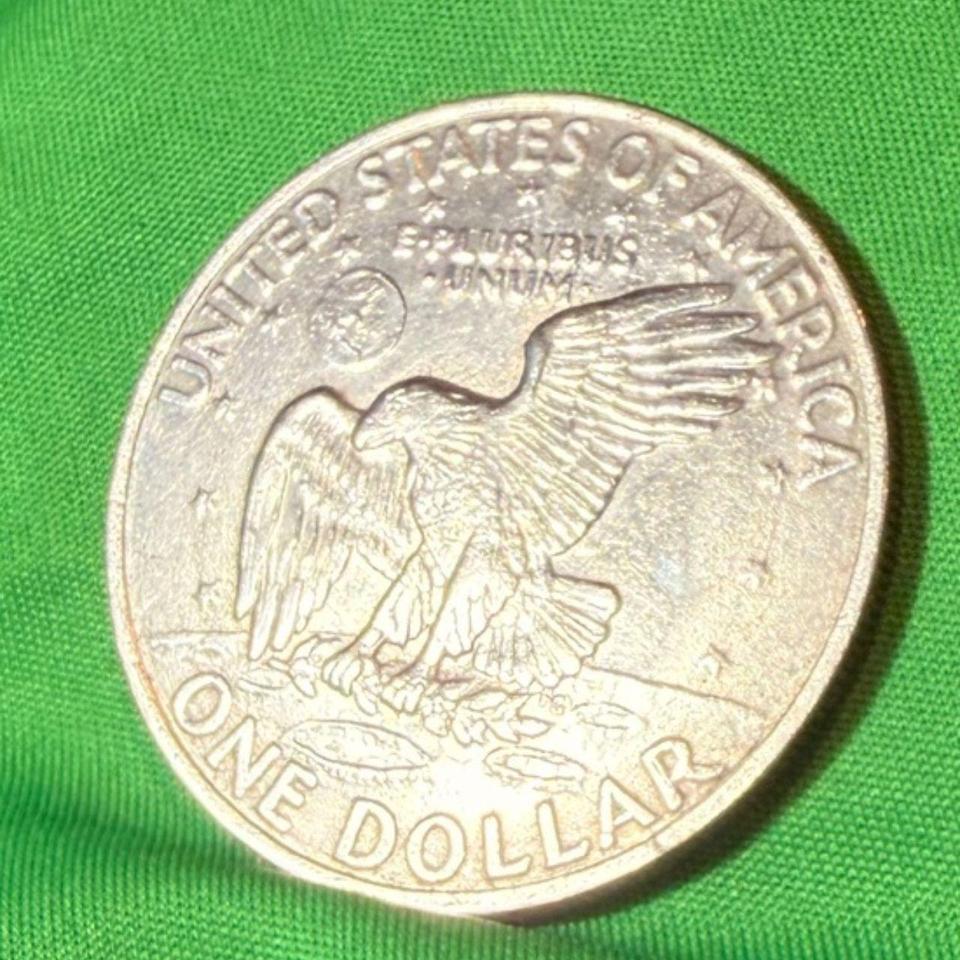 1971 One Dollar Eisenhower Flying 88fa