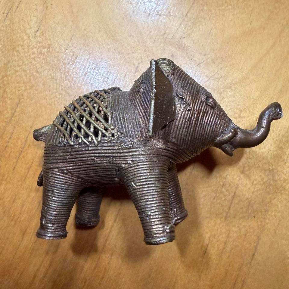 Vintage Metal Elephant Made In 6d5a