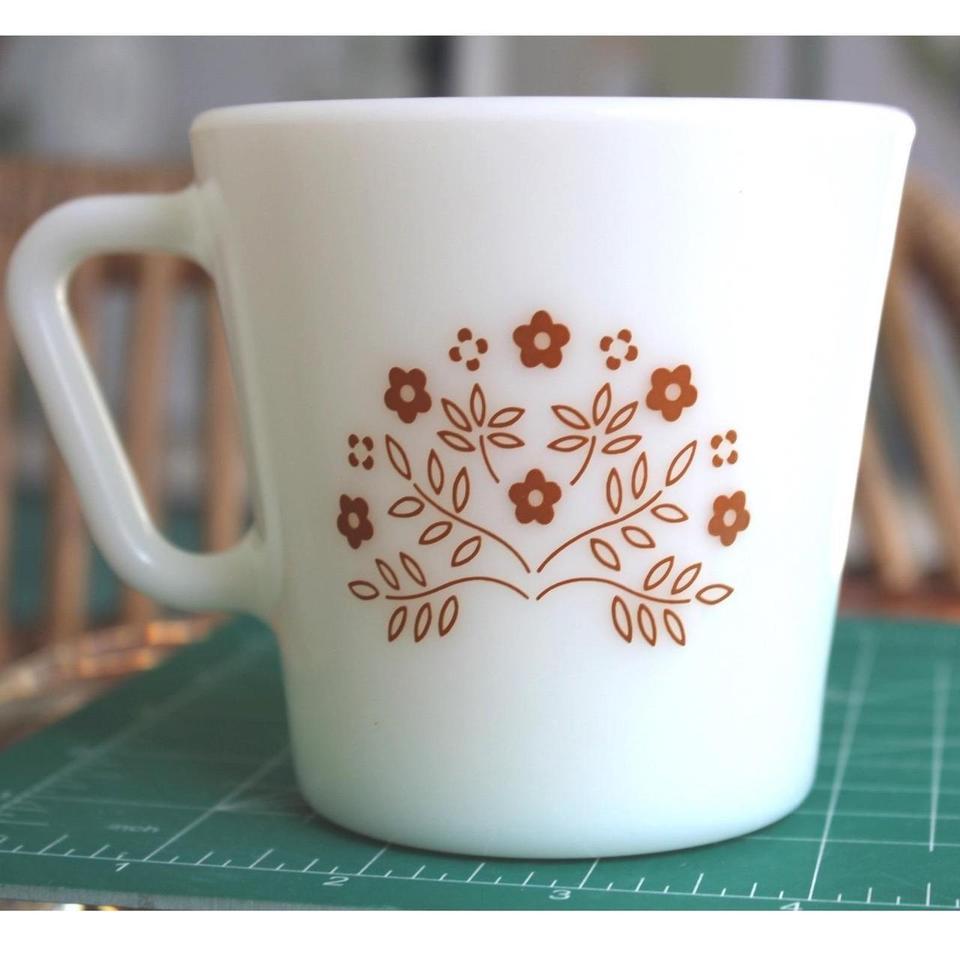 Vintage Pyrex Milk Glass Coffee 9716 2