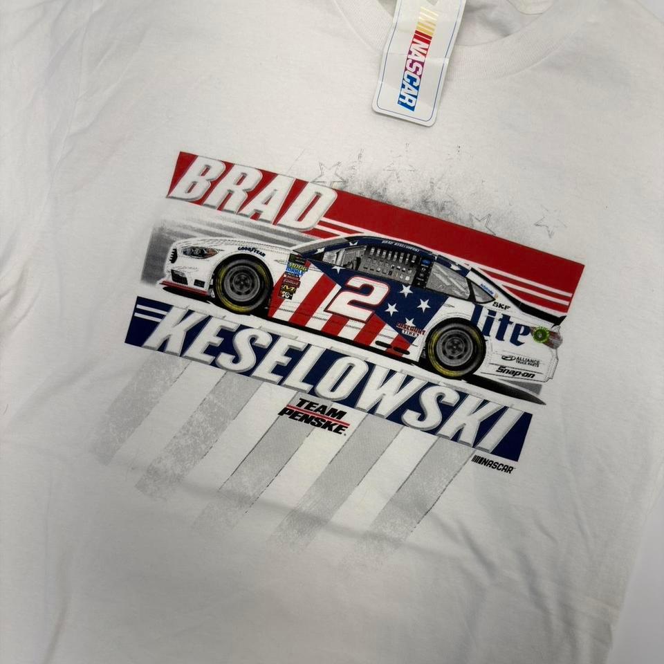 Y2k Nascar Brad Keslowski T Shirt Deaa