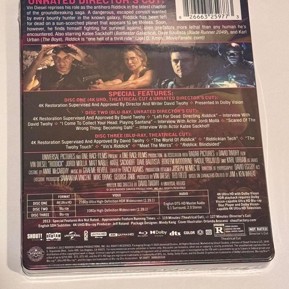 Riddick 4k Ultra Hd 5