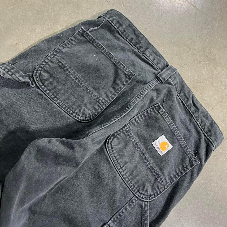 Carhartt Black Carpenter Baggy Pants 542b 7