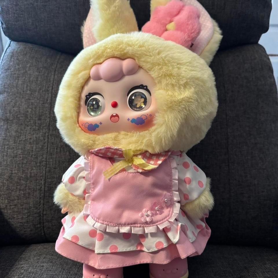 Pink And Yellow Bunny Doll 725e