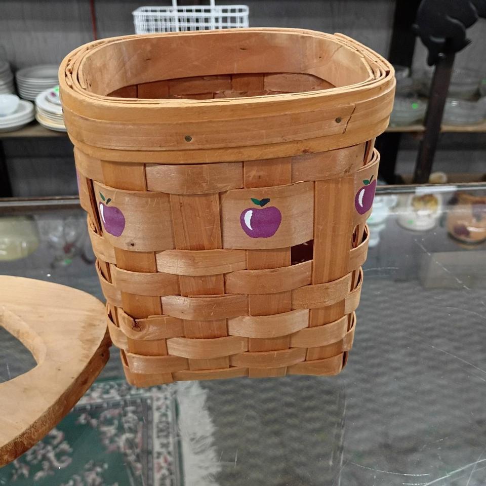 Weaved Wooden Tissue Holder In 735b 2