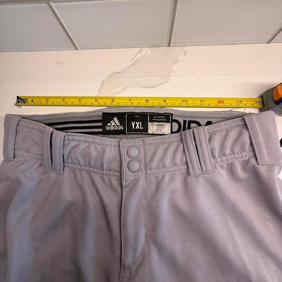 Adidas Grey Baseball Pants Size 12f2 6