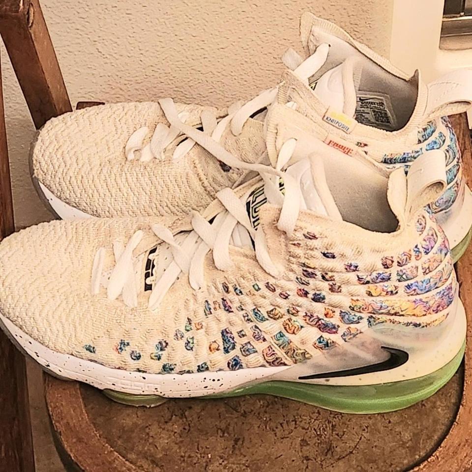 Multi Coloured Nike Lebron 18 Basketball 3