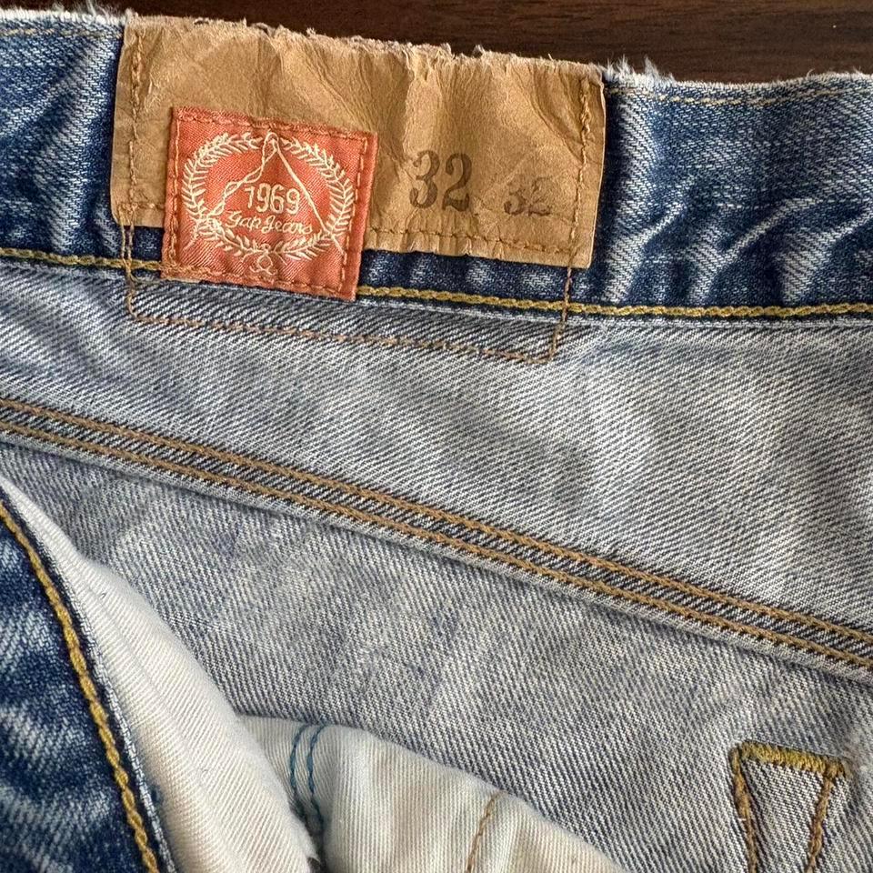 Gap Light Wash Distressed Denim 5db5 3