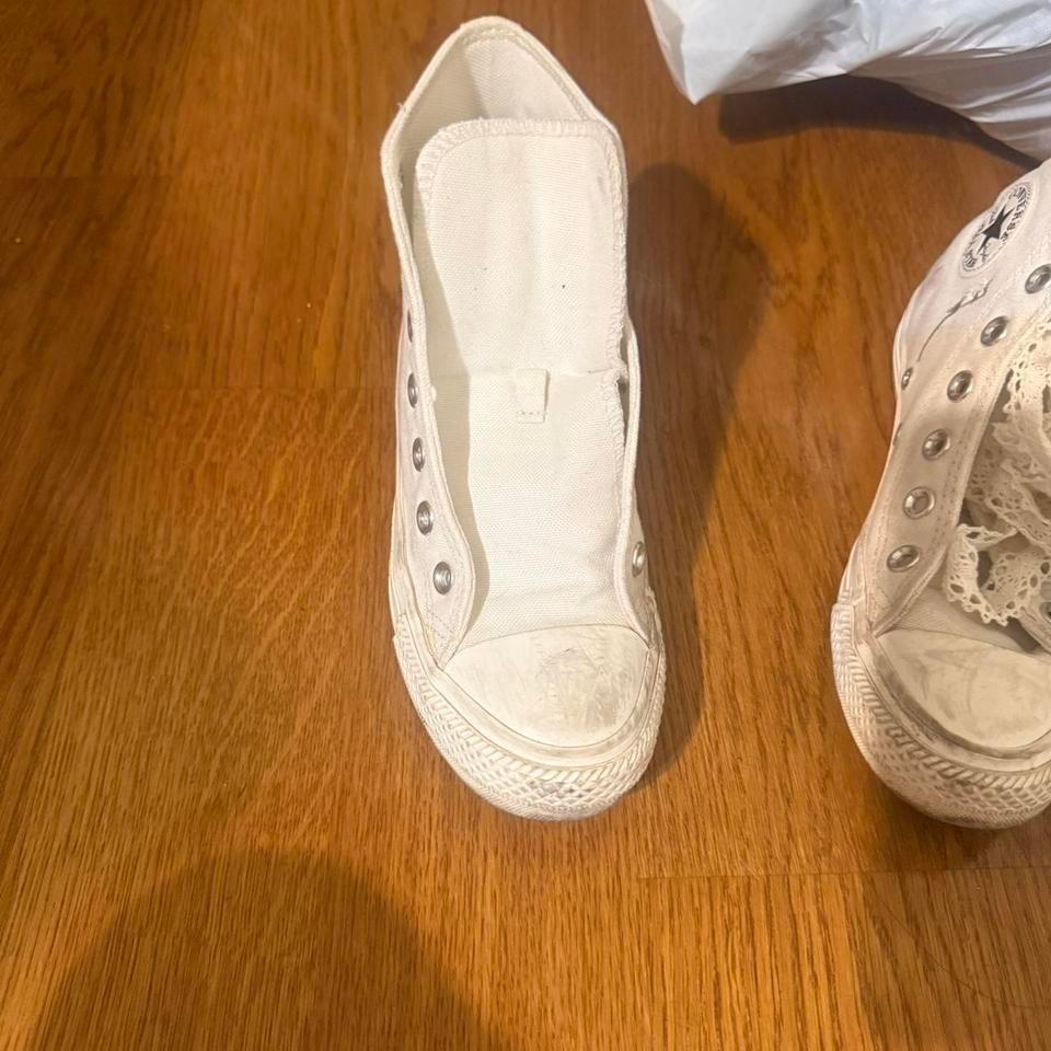 Converse Womens 55 Whitecreme Flower 4c51 2