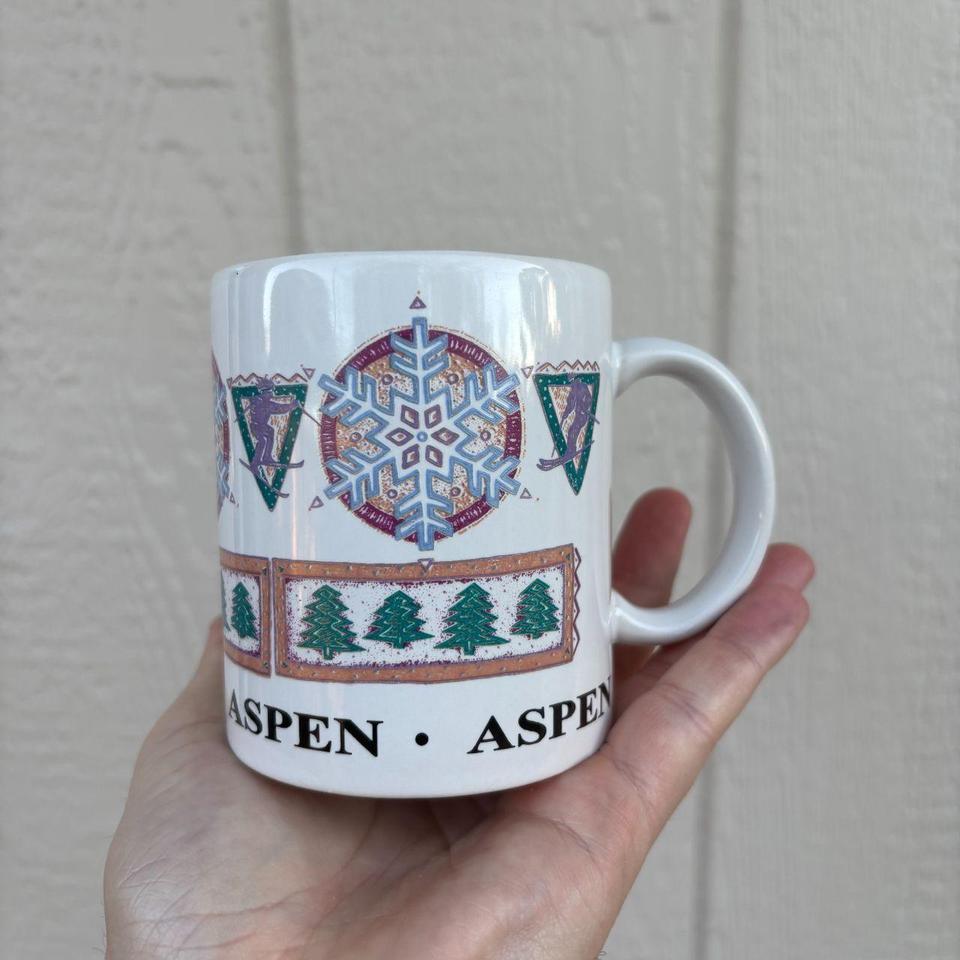 Vintage Aspen Colorado Coffee Mug 4fbf 3
