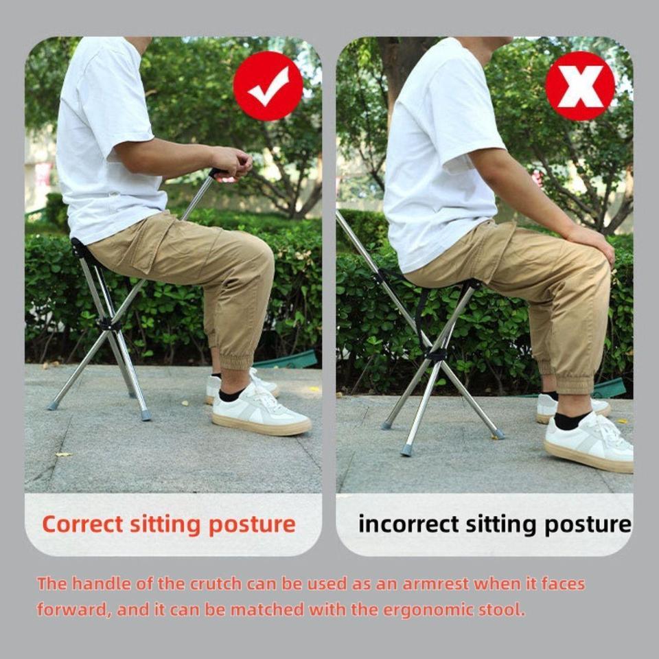 Portables Stainless Steel Folding Walking 5e7b 2