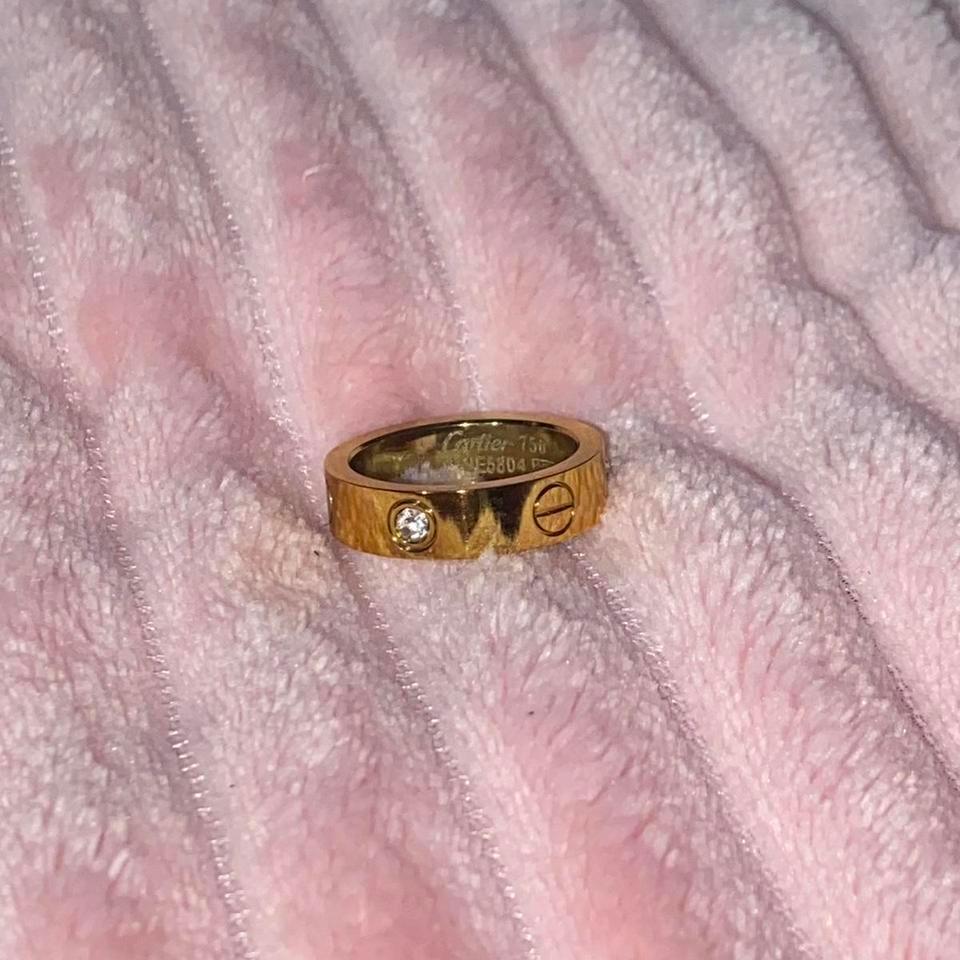 Beautiful Gold Ring With 3 B700