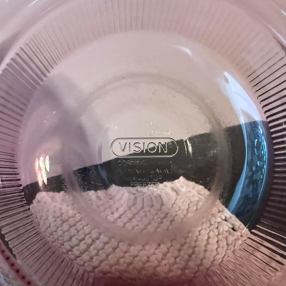 Visions By Corning Cranberry Pink 6