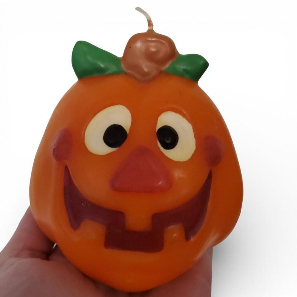 Vintage Gibson Halloween Pumpkin Jack O Lantern