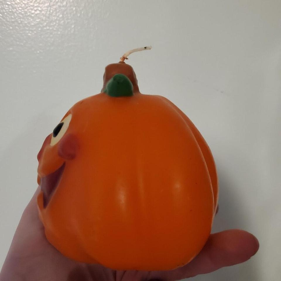 Vintage Gibson Halloween Pumpkin Jack O Lantern 4