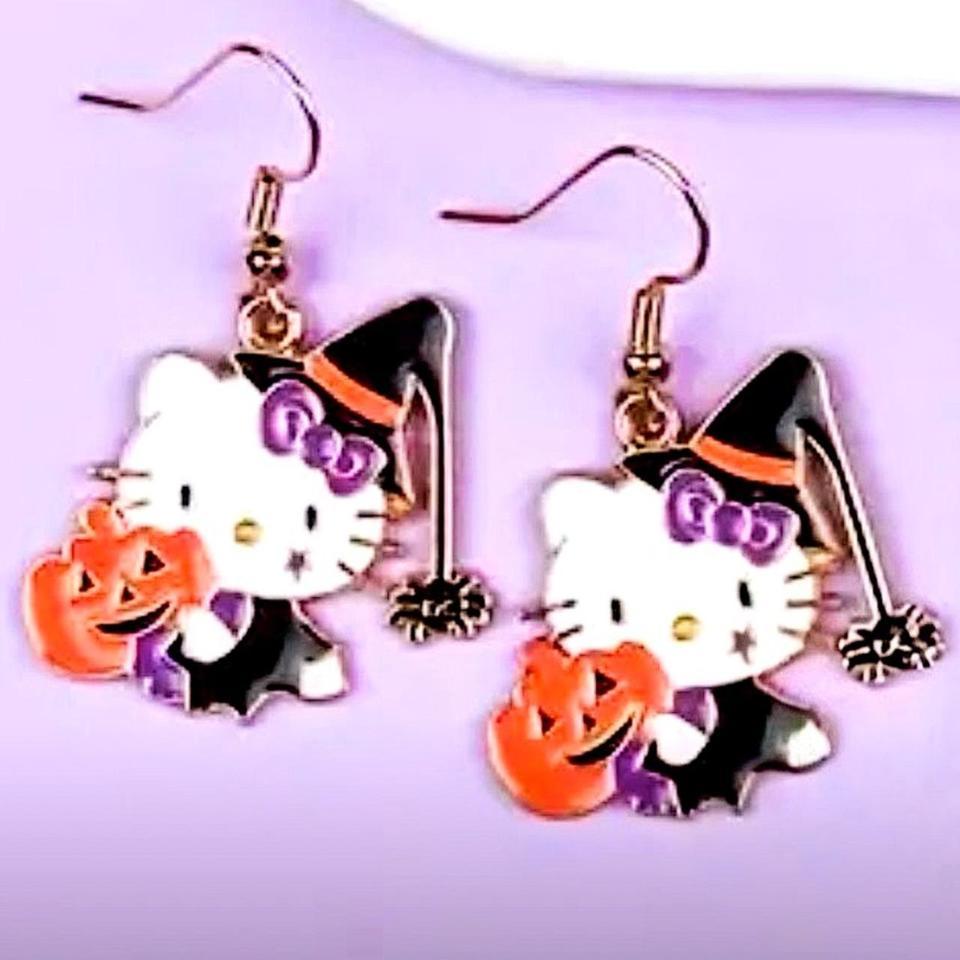 Hk Witch Earrings Spooky Halloween 1bfc