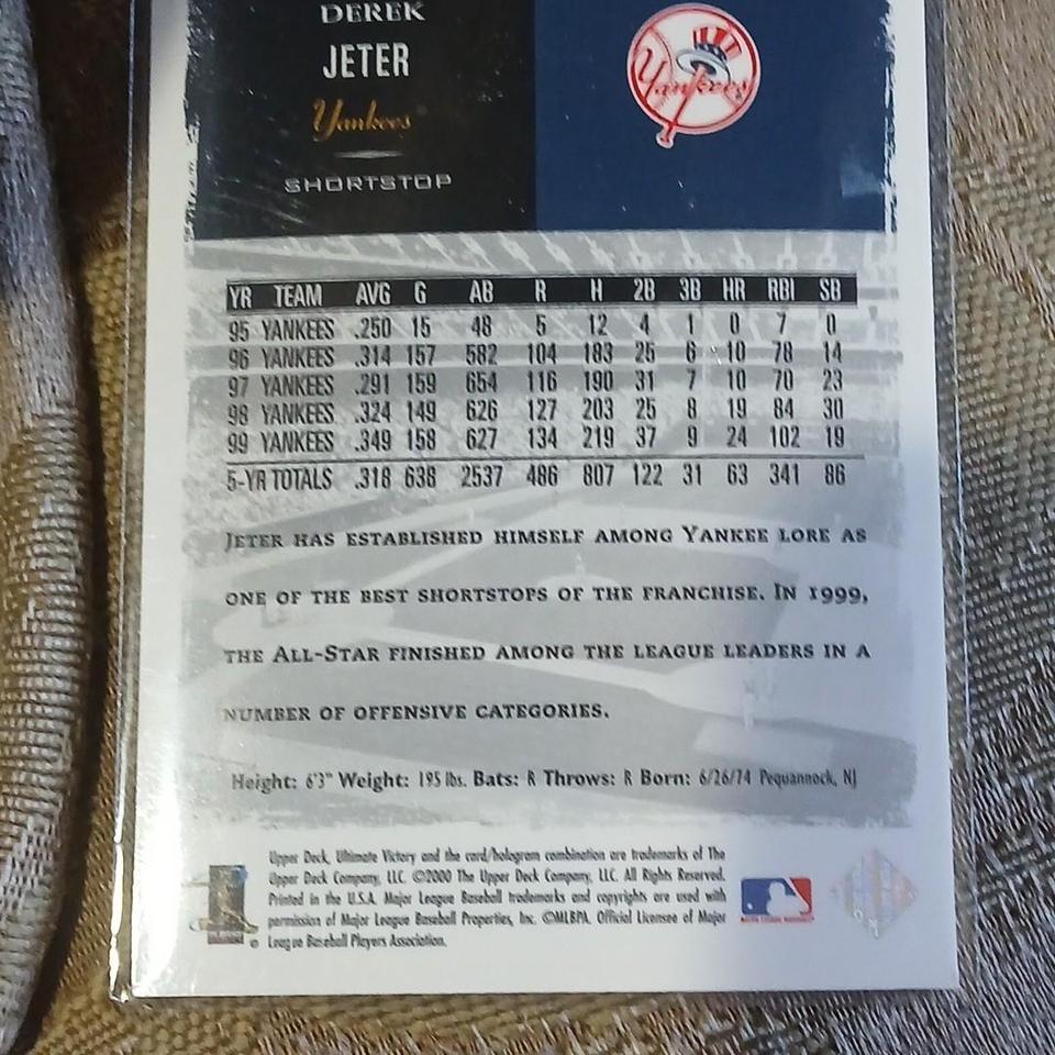 Derek Jeter 1998 Upper Deck 1c73 5