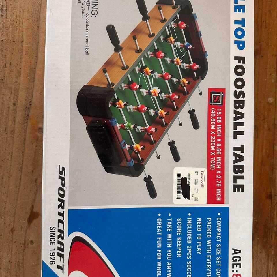 Sportcraft Table Top Foosball Table 495d
