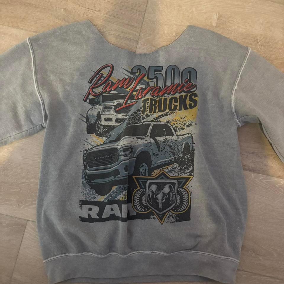 Grey Ram Truck Sweatshirt Trucklife 0c7b