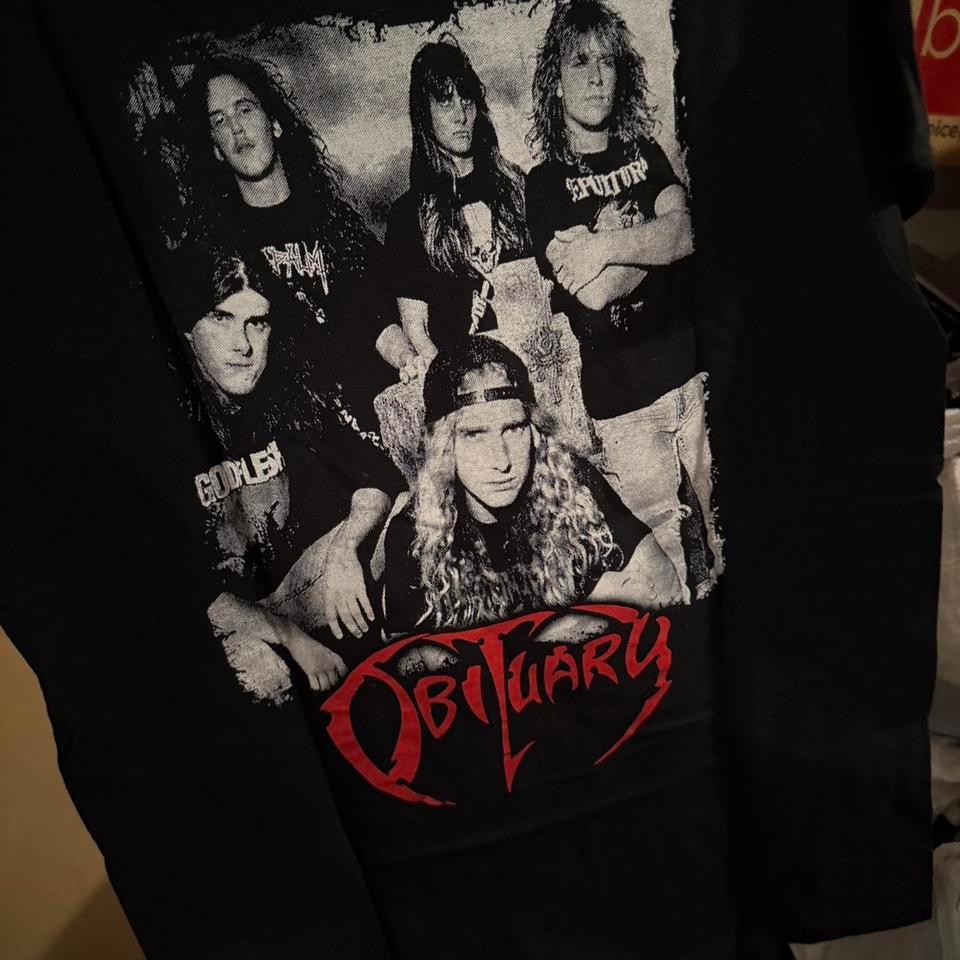 Obituary Black Band Tee Metal 2