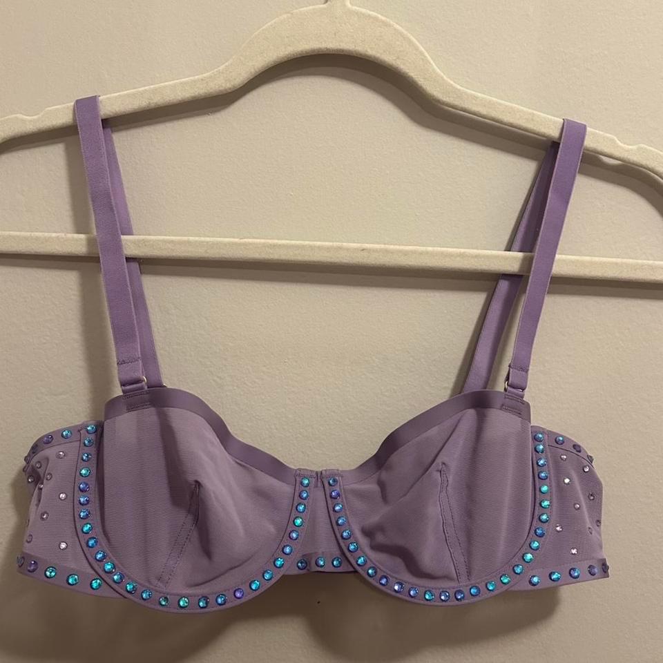 Cuup Purple Balconette Bra With 9e05