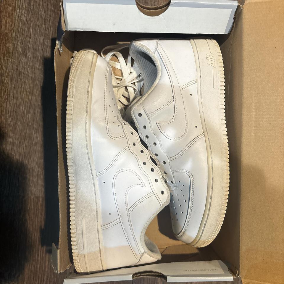 White Nike Air Force 1 Daca