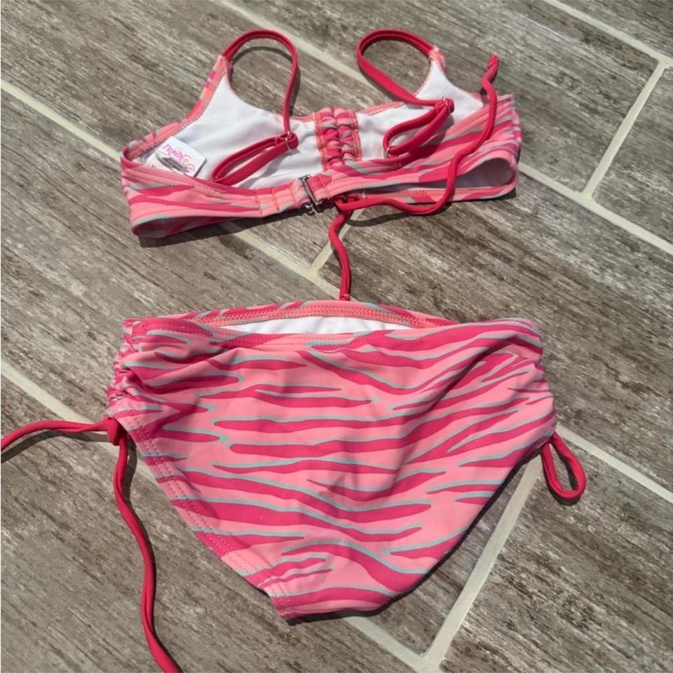Pink And Blue Flame Bikini 161d 2