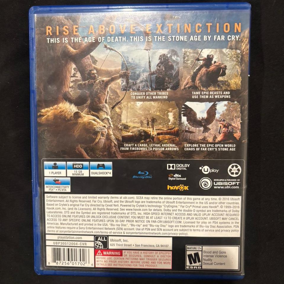 Far Cry Primal Ps4 Game 8f96 2