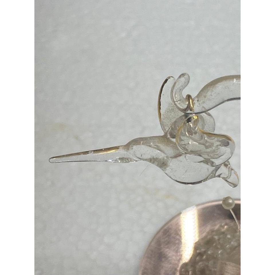 Glass Hummingbird Figurine Glass Hummingbird 5
