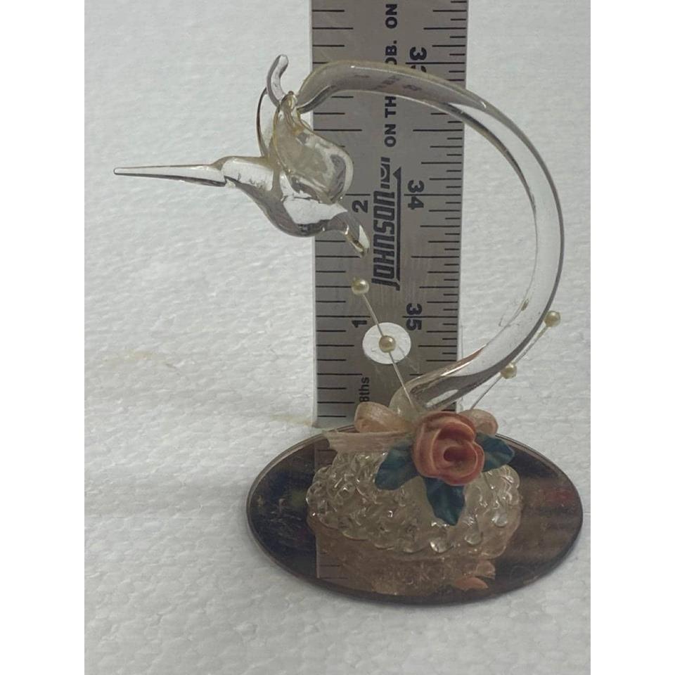 Glass Hummingbird Figurine Glass Hummingbird 7