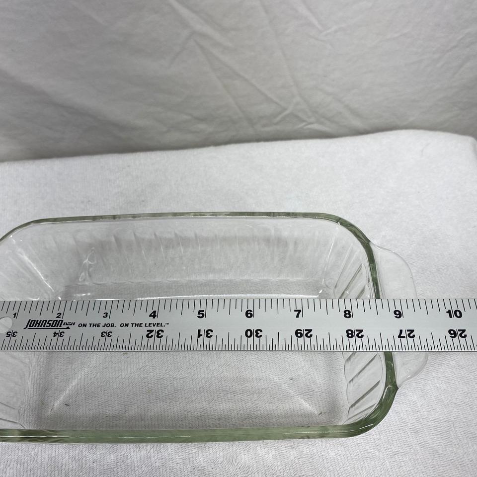 Pyrex 213 S Clear Glass Ribbed 4b8d 5