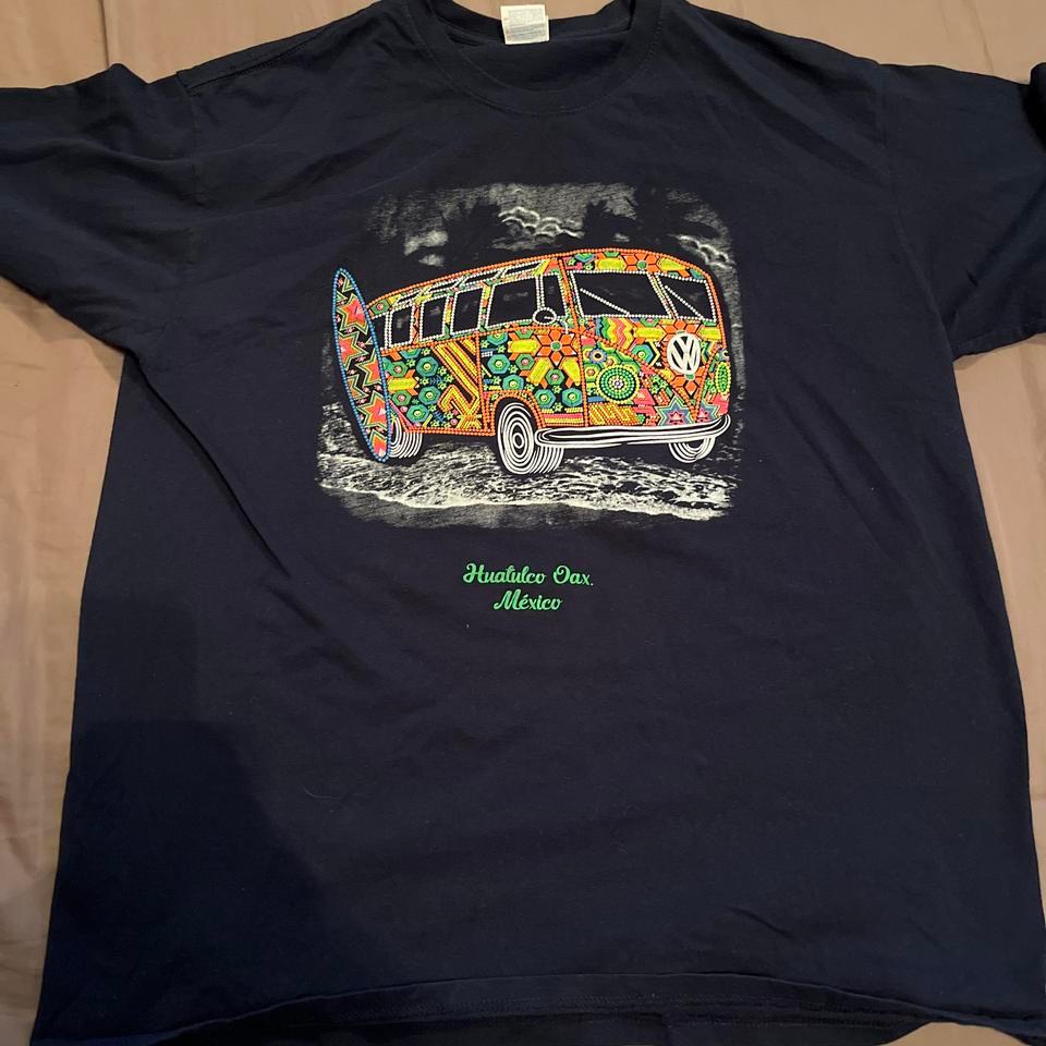 Volkswagen Navy Blue T Shirt Skatewear Dbf0