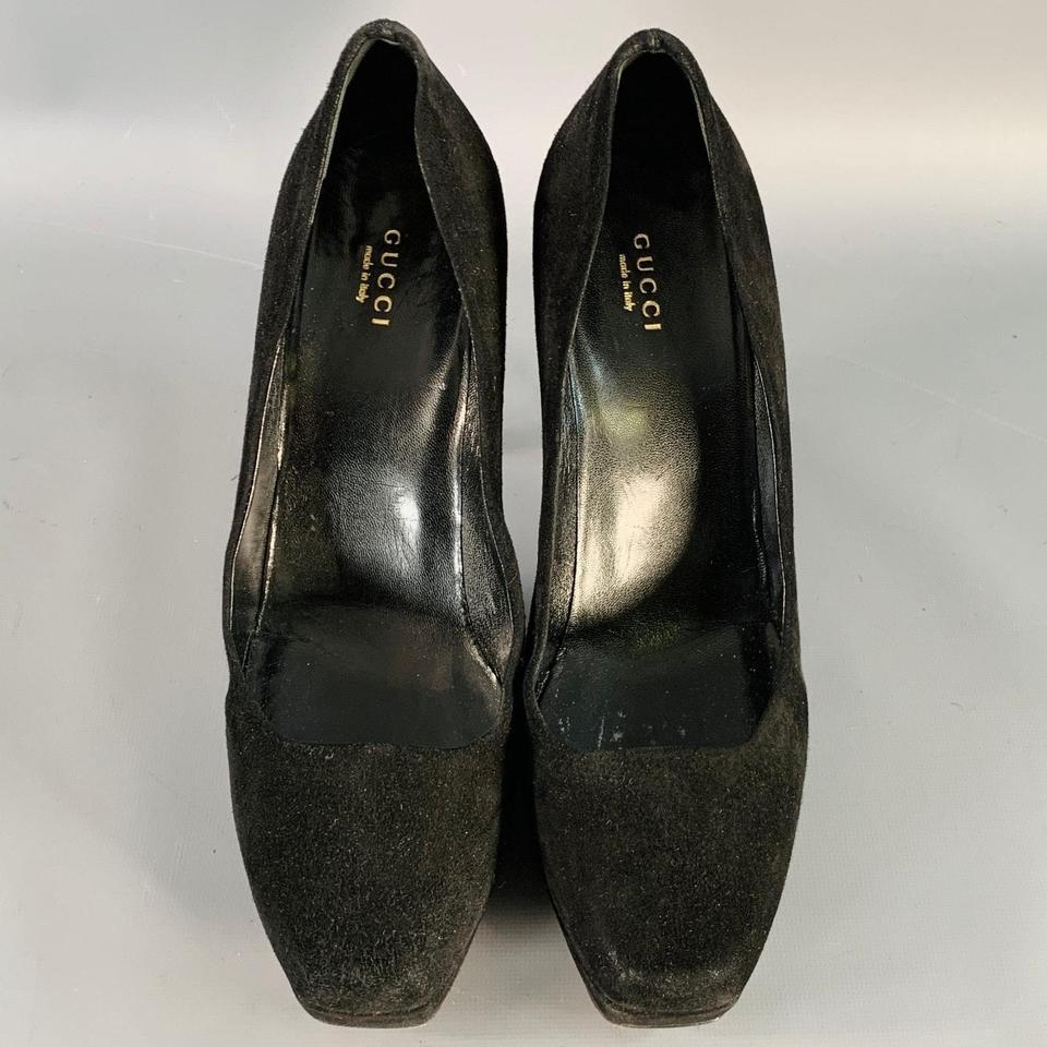 Gucci Size 10 Black Suede 4