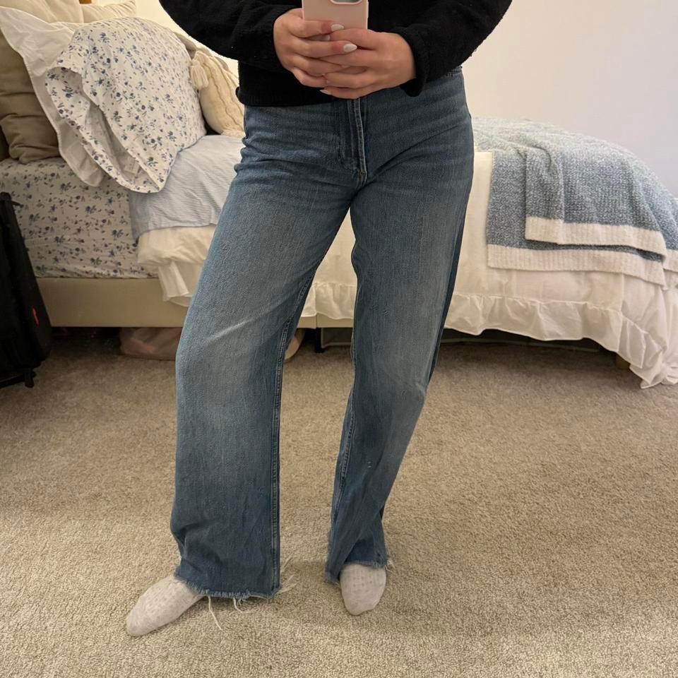 Zara Medium Dark Jeans A859