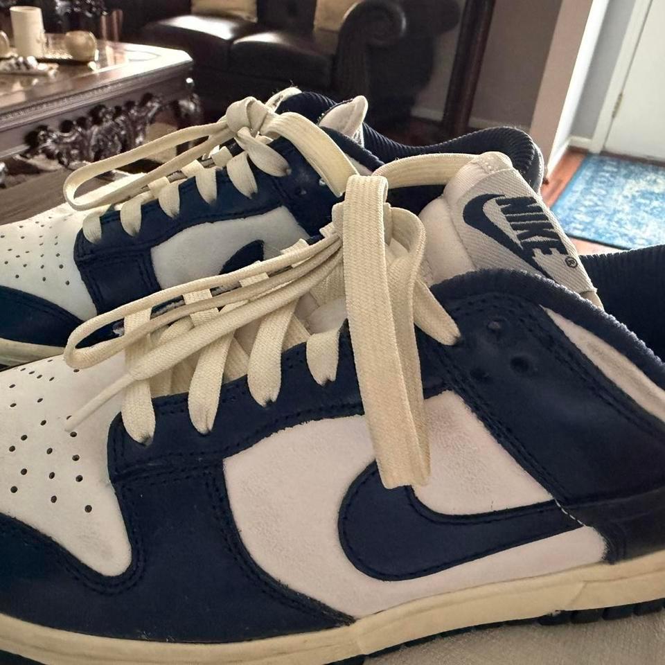Youth Womens Nike Dunks Navy 6229