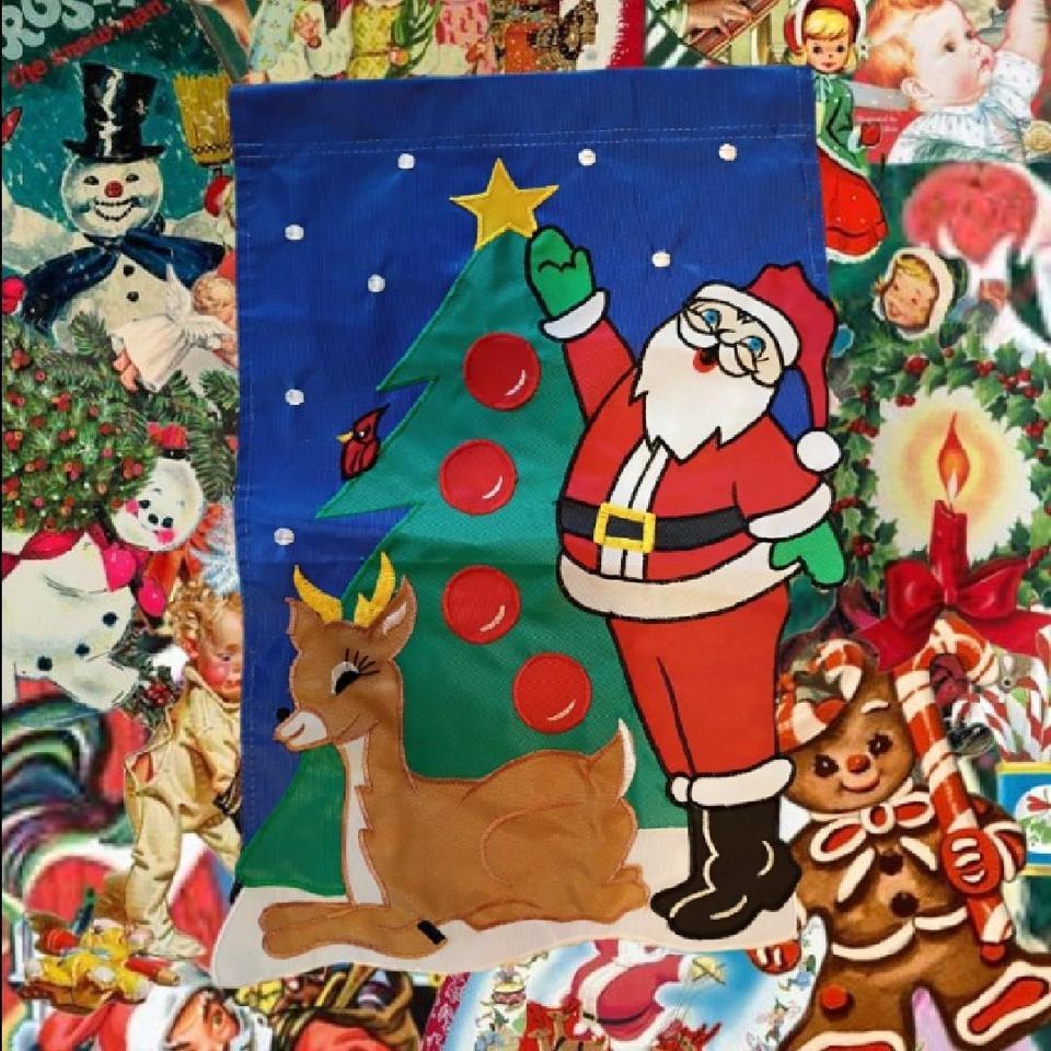 Vintage Jet Max Santa And