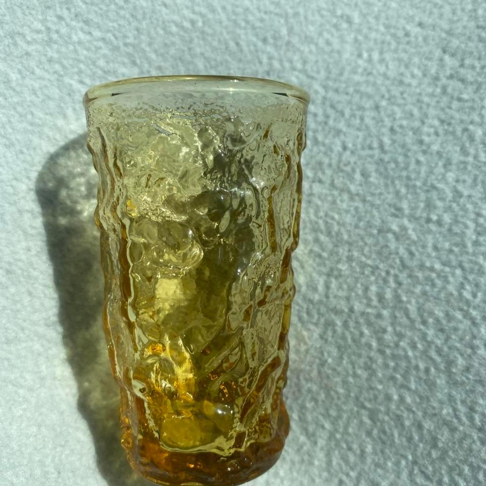 Anchor Hocking Amber Lido Milano 77f2 3